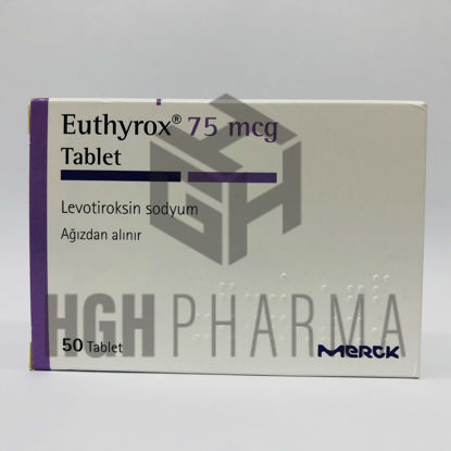 Picture of Euthyrox 75mcg 50 Tab