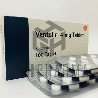 Picture of Ventolin 4mg 100 Tab