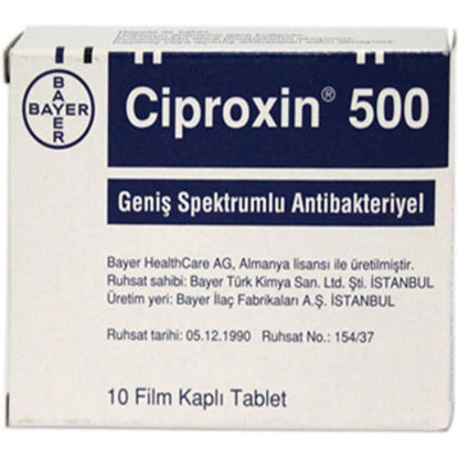 Picture of Ciproxin 500 Mg 10 Tab