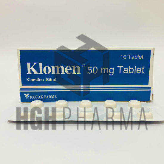 Picture of Klomen 50mg 10 Tab - Clomid