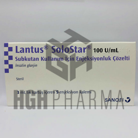Picture of Lantus SoloStar 100IU 3ml-5 Pens