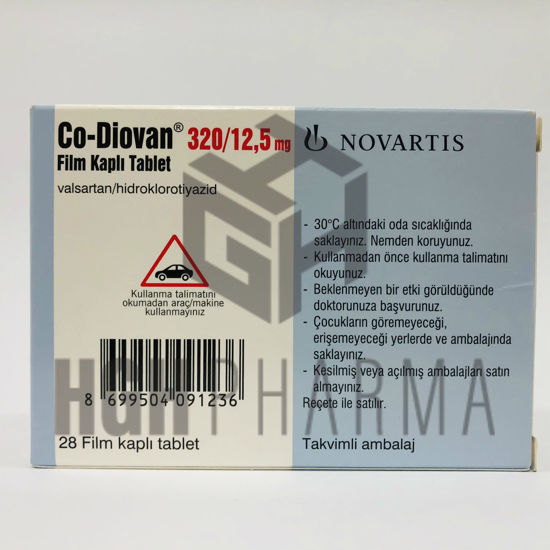 Picture of Co-Diovan 320/12,5mg 28 Tab