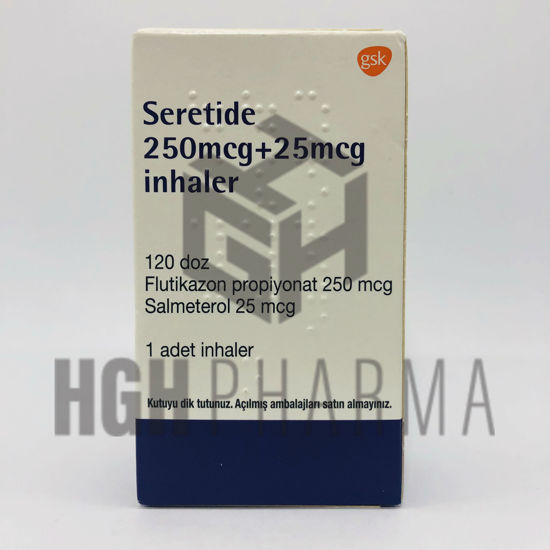 Picture of Seretide Inhaler 25mcg/250mcg 120 Doses