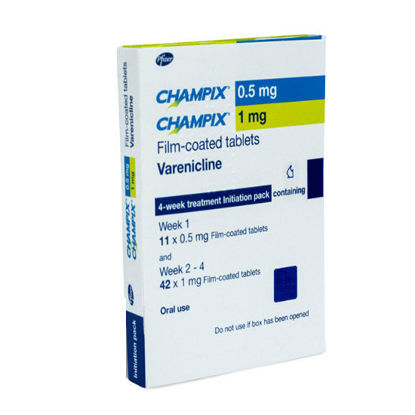 Picture of Champix 0.5mg+1mg 11+42 Tablet