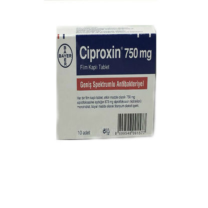 Picture of Ciproxin 750 Mg 10 Tab