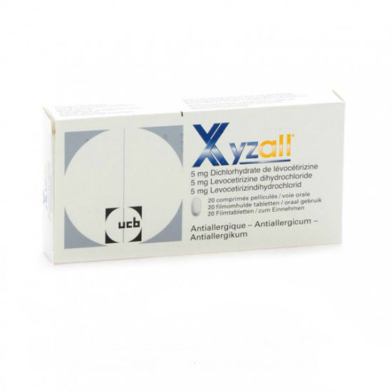Picture of Xyzal 5mg 20 Tab