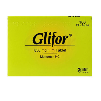 Picture of Glifor 850mg 100 Tablet
