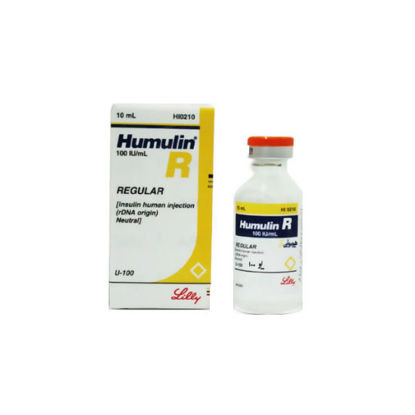 Picture of Humulin R 100IU 10ml 1 Vial