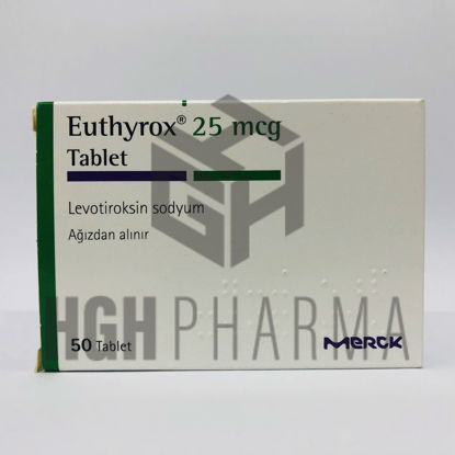Picture of Euthyrox 25mcg 50Tab