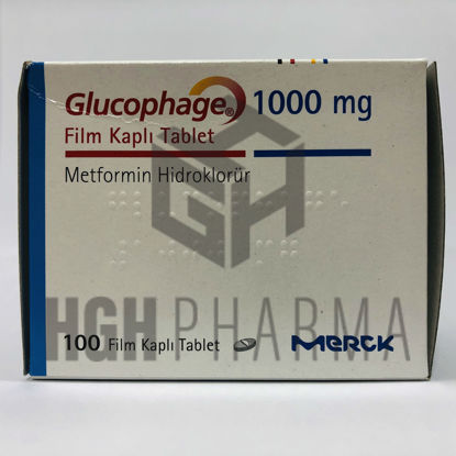 Picture of Glucophage 1000mg 100Tablet