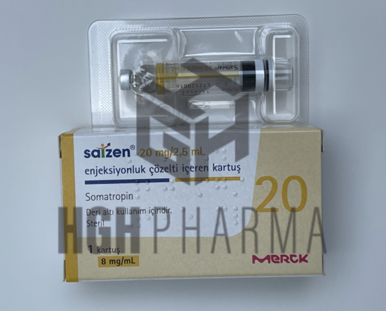 Picture of Saizen 20mg/2,5ml cartridge