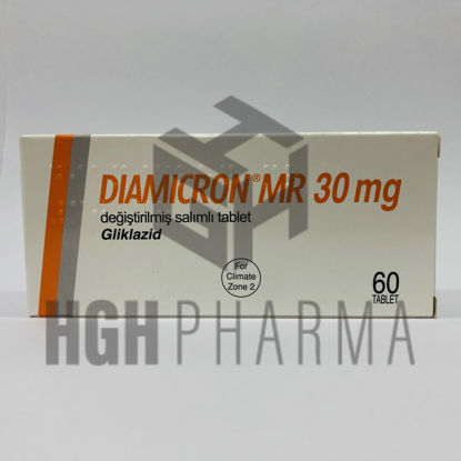 Picture of Diamicron MR 30mg 60 Tab