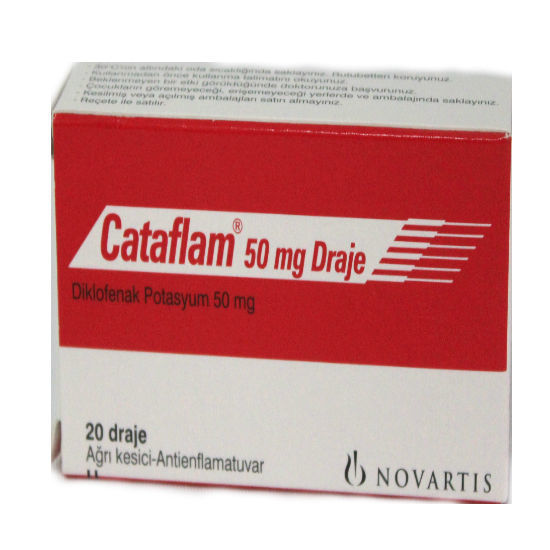 Picture of Cataflam 50mg 20 Coated Tabs