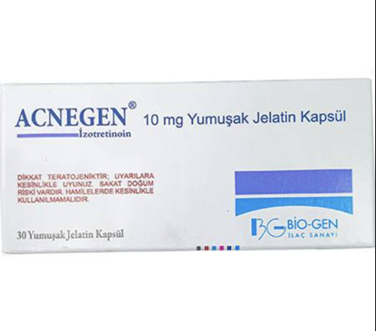 Picture of Acnegen 10mg 30 Capsules